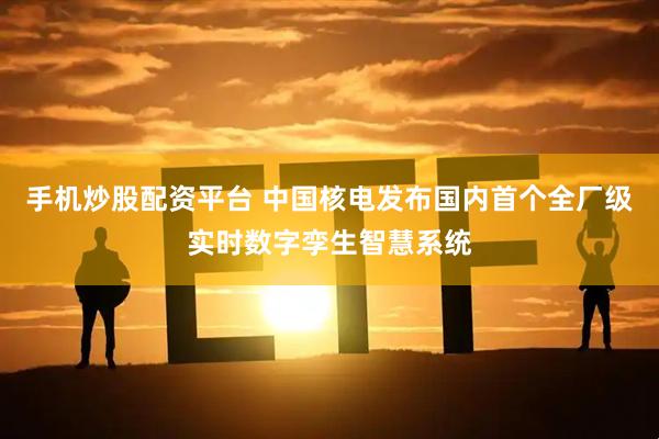 手机炒股配资平台 中国核电发布国内首个全厂级实时数字孪生智慧系统